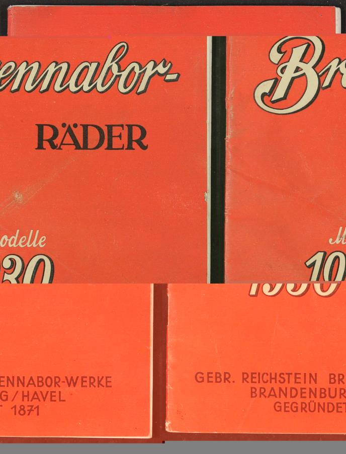 Brennabor, Katalog 1930