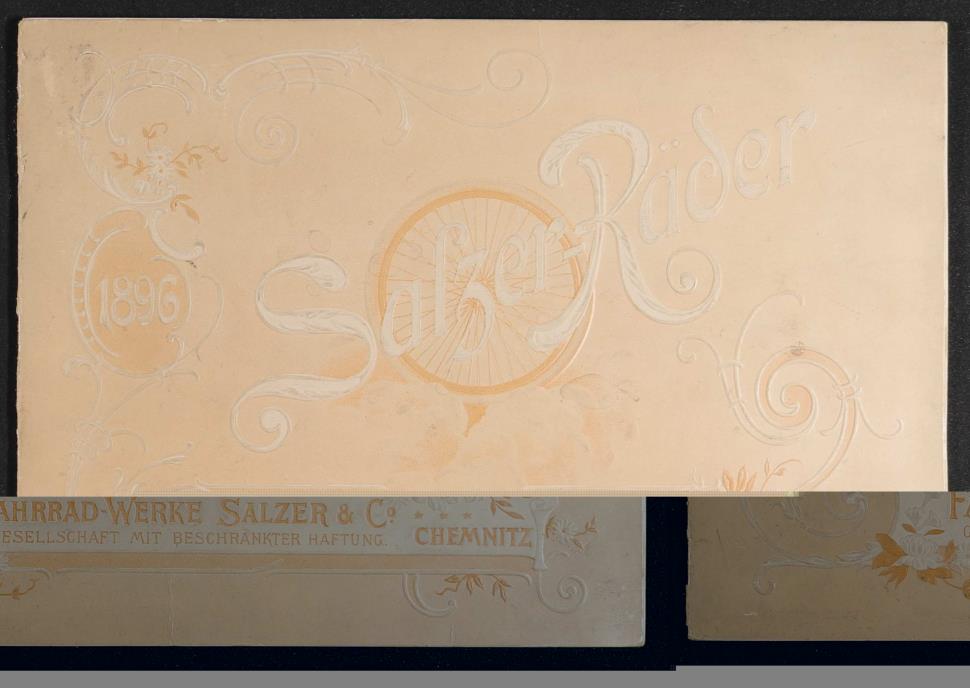 Salzer-Räder Fahrrad-Werke Salzer und Co. Katalog 1896