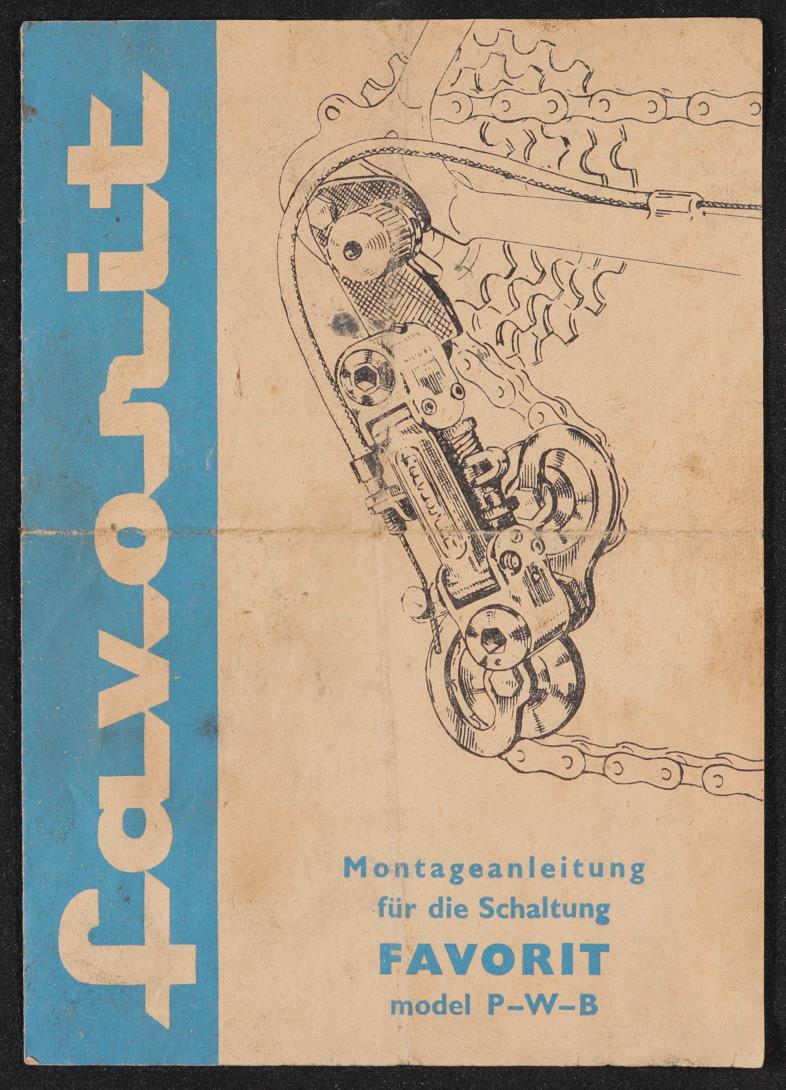 Favorit Model P-W-B PWB Montageanleitung 1971