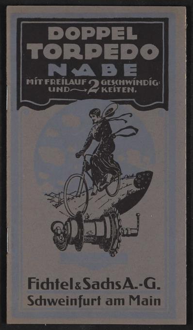 Fichtel u. Sachs Doppel Torpedo Nabe Informationsbroschüre 1921