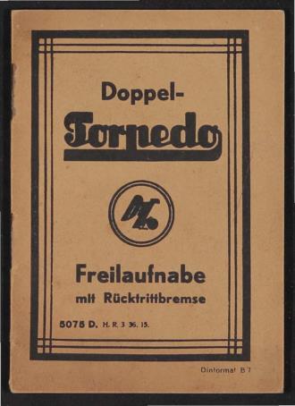 Fichtel u. Sachs Doppel-Torpedo Infoheft 1936
