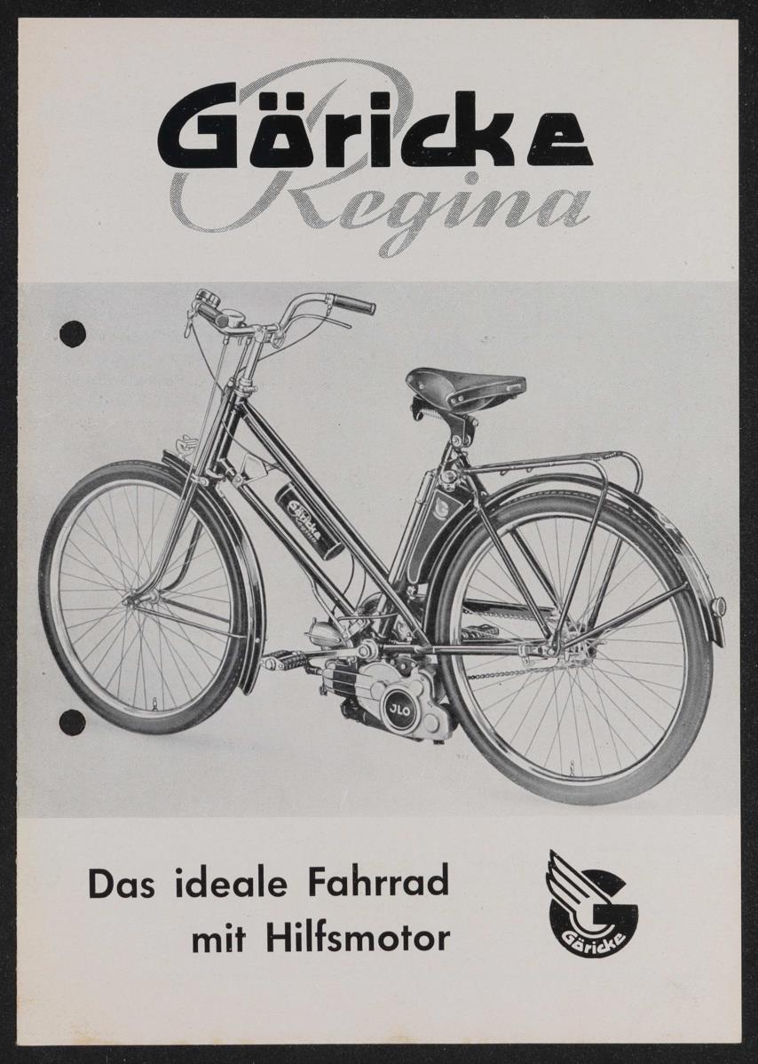 Göricke Regina Das ideale Fahrrad mit Hilfsmotor Faltblatt