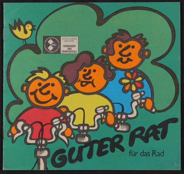 Industrieverband Fahrzeugbau der DDR Mifa Diamant Fortschritt Blitz Radfahrfibel 1978