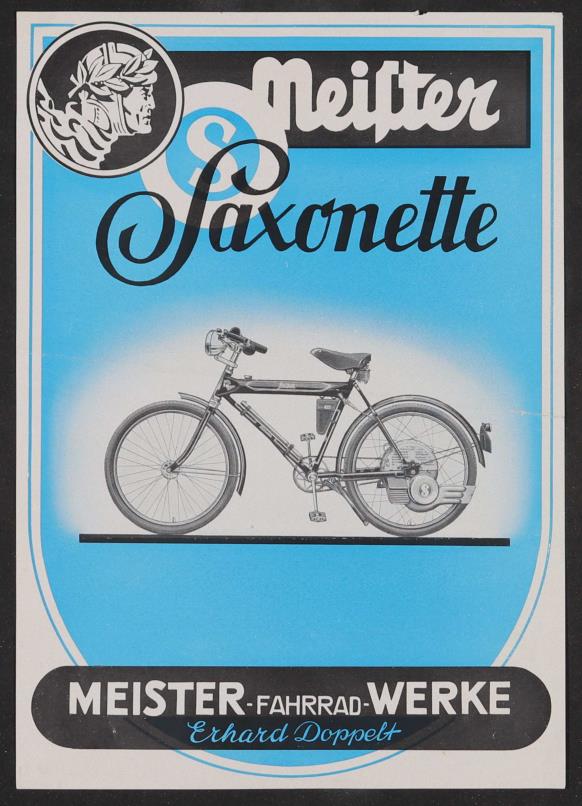 Meister, Saxonette, Werbeblatt 1938 - 1940