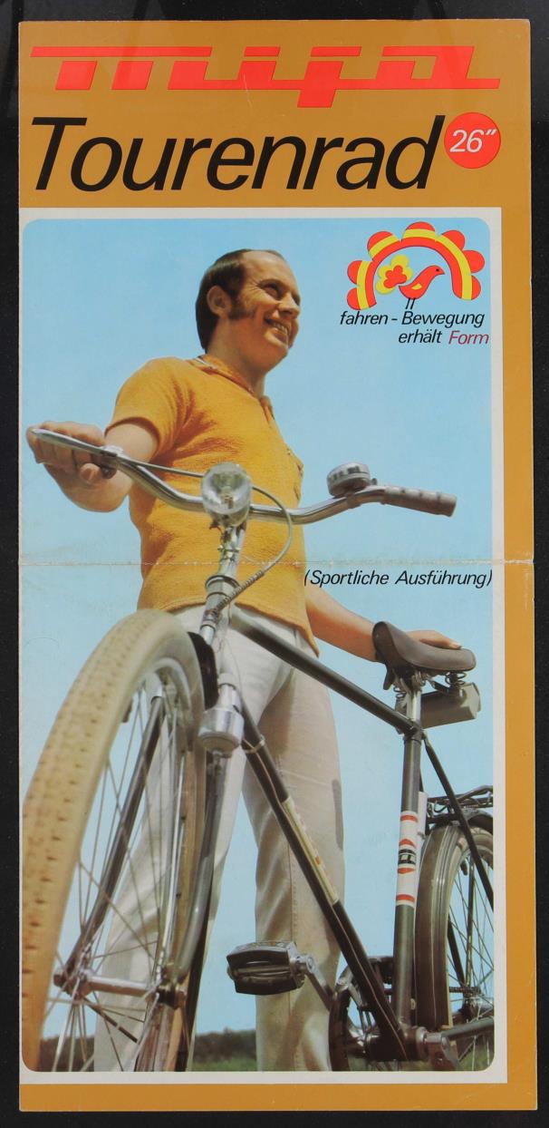 Mifa Tourenrad 26zoll Faltblatt 70er Jahre