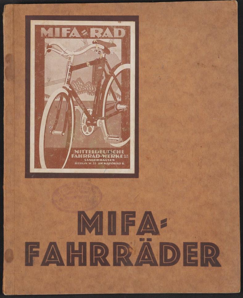 Mifa-Fahrräder Katalog 1926