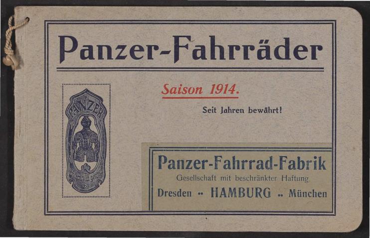 Panzer-Fahrräder, Katalog 1914