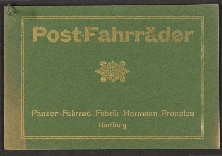 Panzer-Fahrrad-Fabrik, Post-Fahrräder, Katalog 1910er Jahre