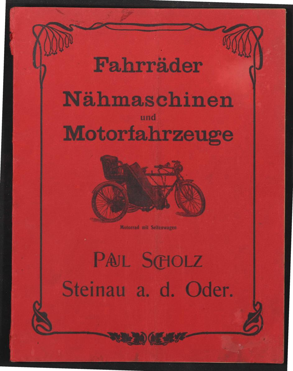 Paul Scholz Fahrräder Katalog 1906