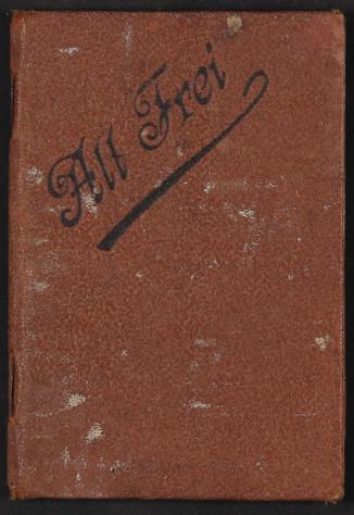 Mitglieds-Karte, Radfahrerverein Hohenstein Bahn-Frei, 1912