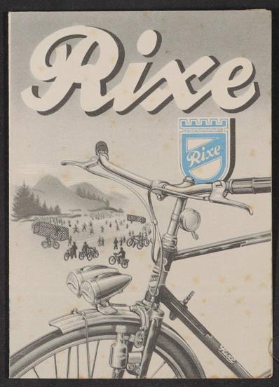 Rixe Faltblatt 1950er Jahre