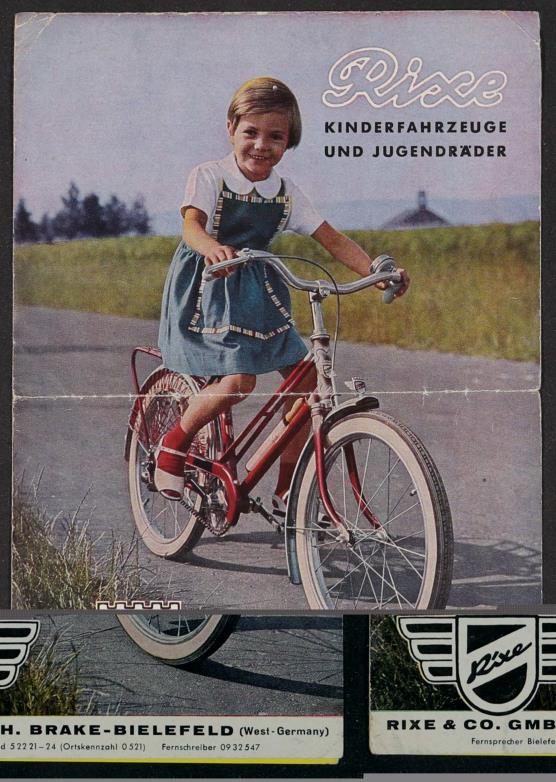 Rixe Kinderfahrzeuge und Jugendräder 1970er Jahre