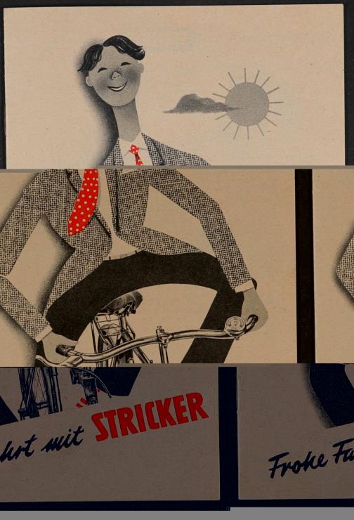 Stricker-Markenräder Prospekt 1953 1954