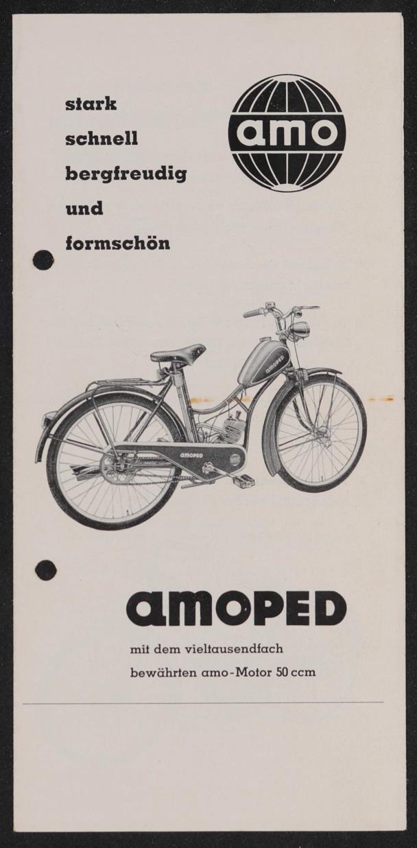 amo Motoren-Gesellschaft amoped FM 50 K Faltblatt